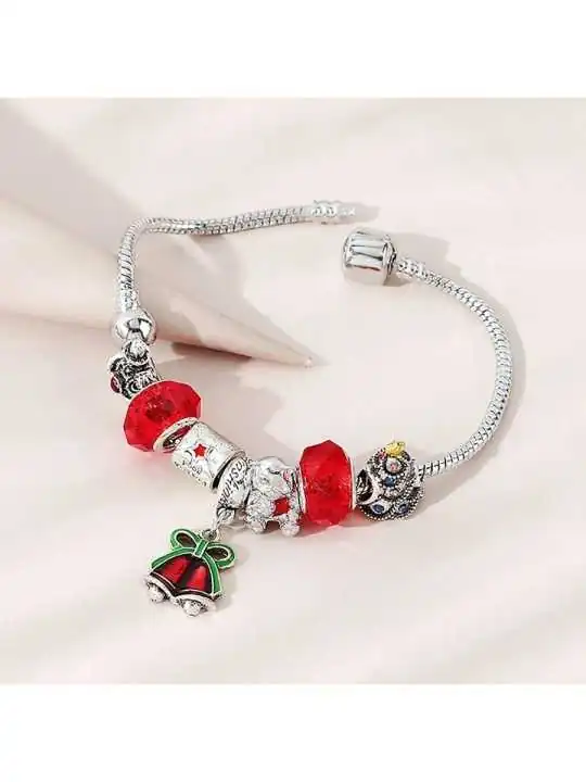 pulsera de charms campanas de navidad