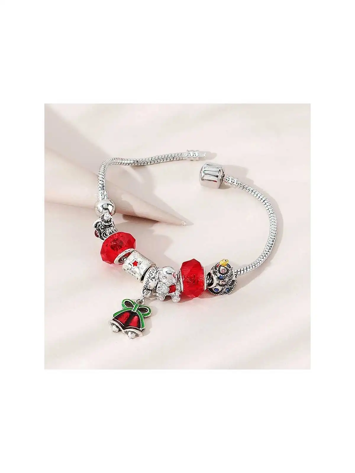 pulsera de charms campanas de navidad