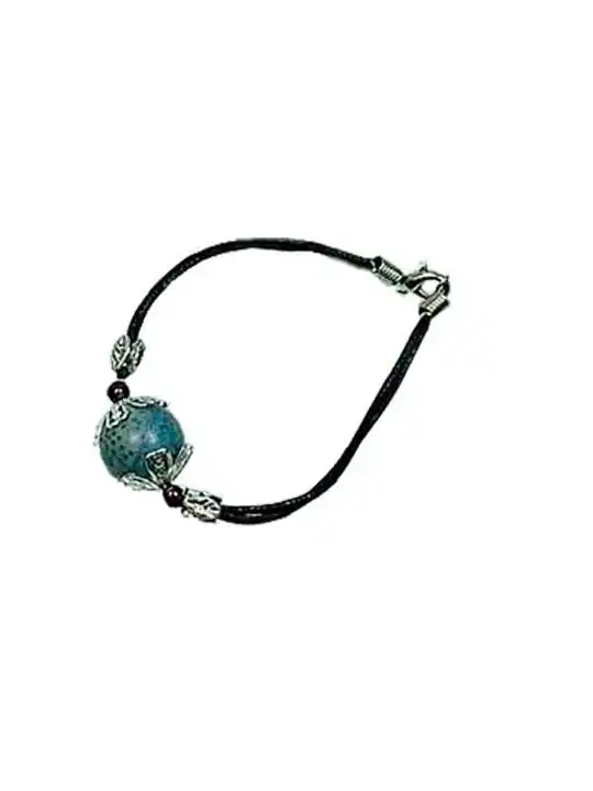 Brazalete de coral azul