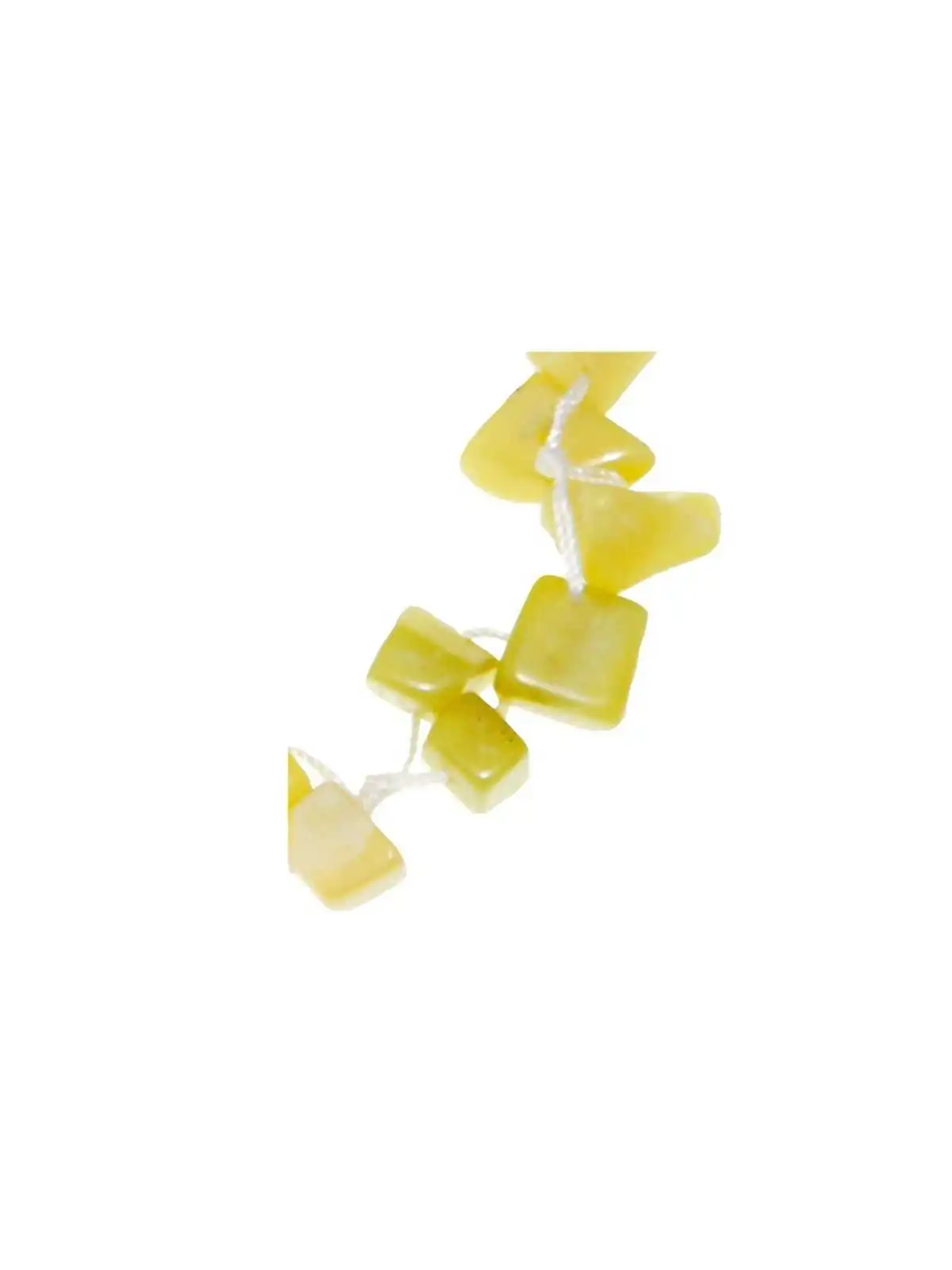 Detalle de pulsera de jade amarillo 