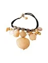 pulsera romántica con flores de jade