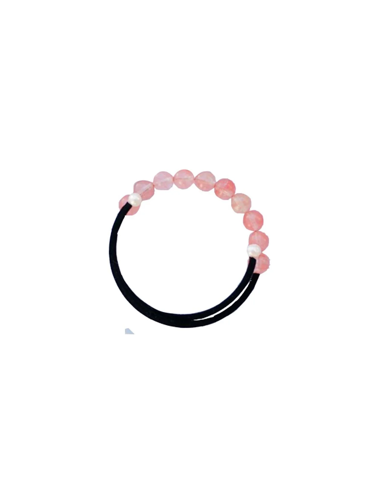 Brazalete de perlas de agua dulce rosas