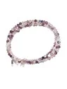 Pulsera sinfin de cristales violetas