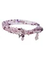 Brazalete sinfin cristales violetas