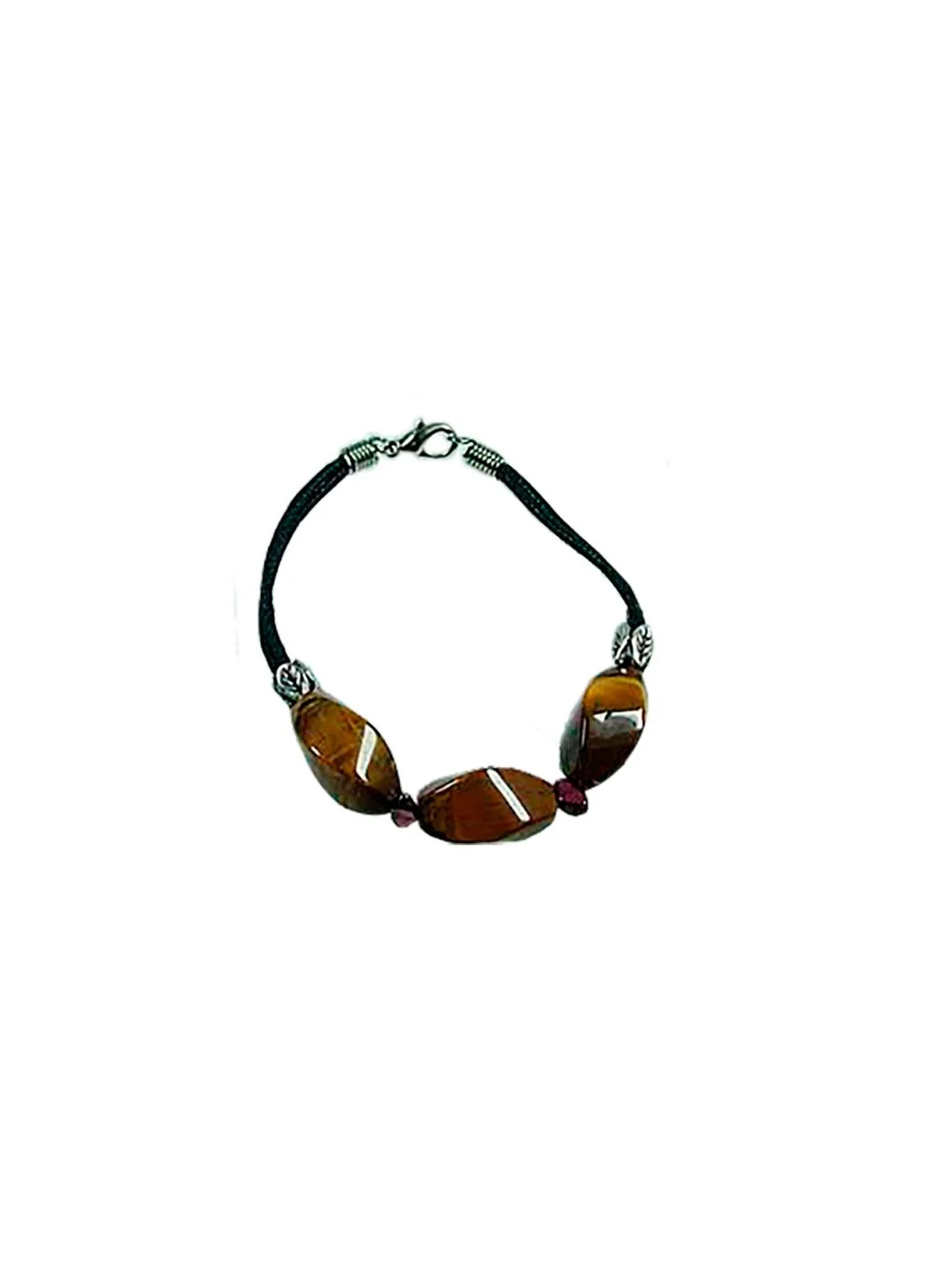 Pulsera de ojos de tigre naturales 