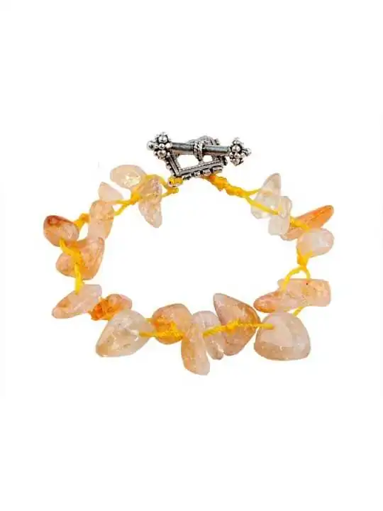 PUlsera de citrinos naturales