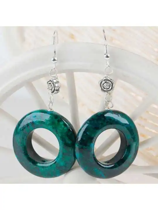 Pendientes XL piedra fenix