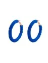 pendientes argolla surf azul klein