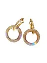 Pendientes dorados de Circonitas