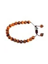 brazalete de ojos de tigre con corazon