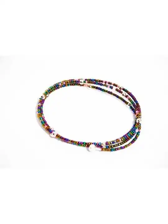 pulsera sinfin cristales violetas