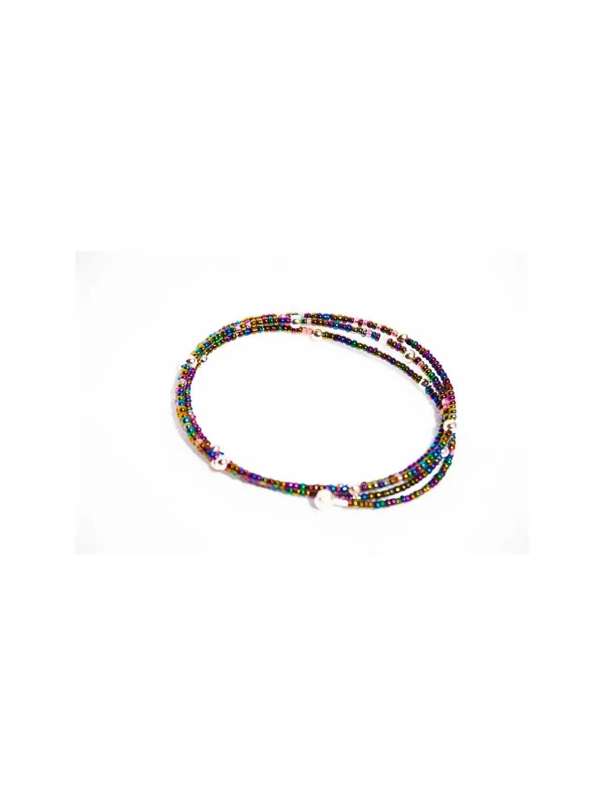 pulsera sinfin cristales violetas