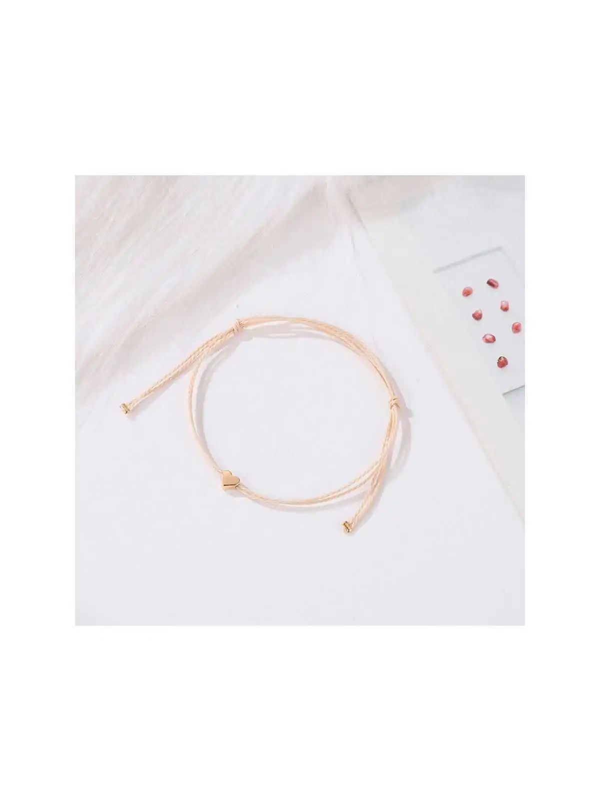 Pulsera de la amistad con corazón
