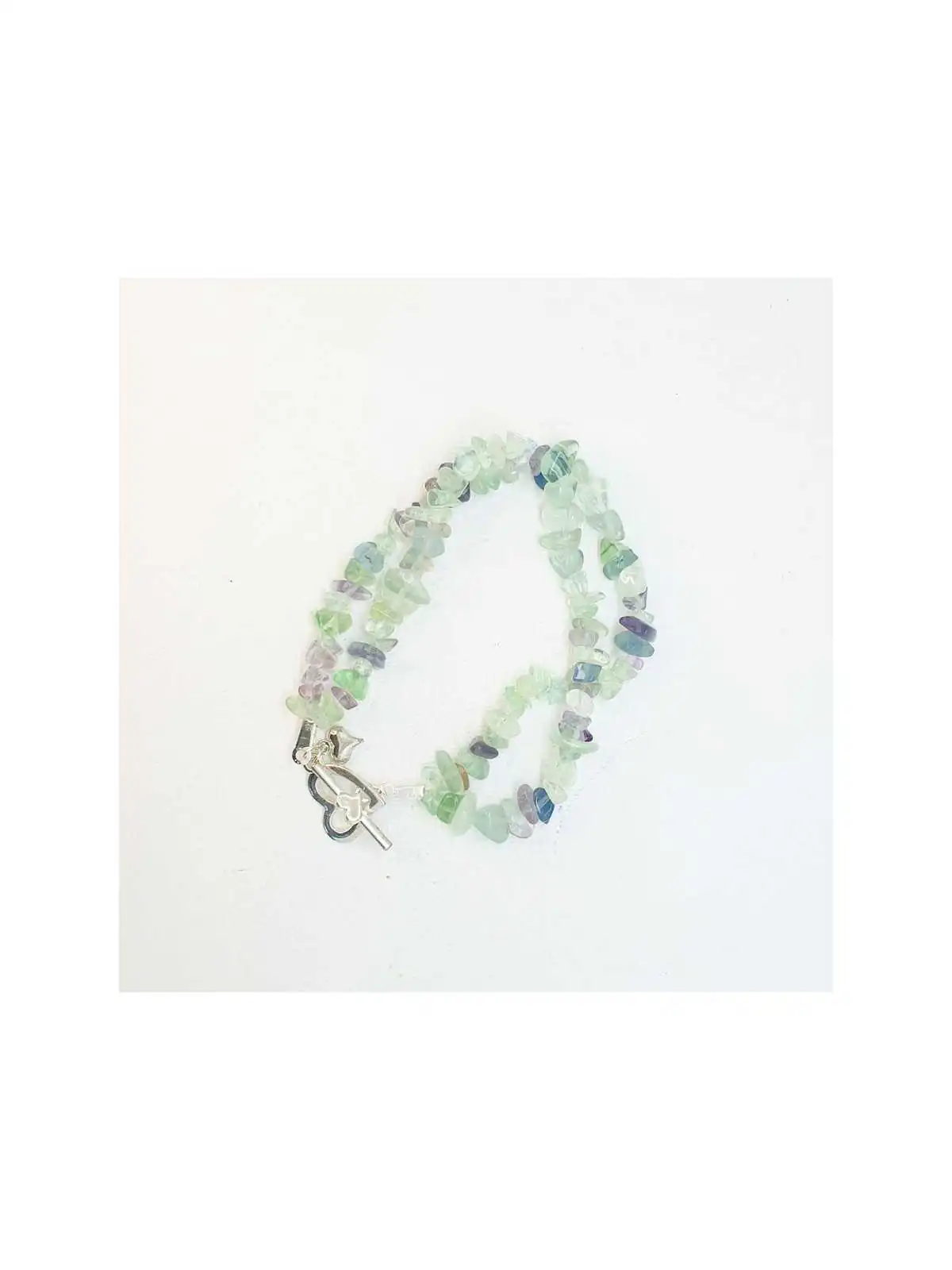 pulsera de fluoritas naturales