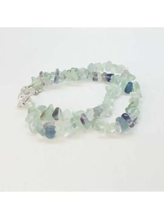 brazalete de fluoritas naturales