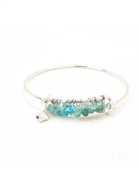 Pulsera imperdible aventurinas