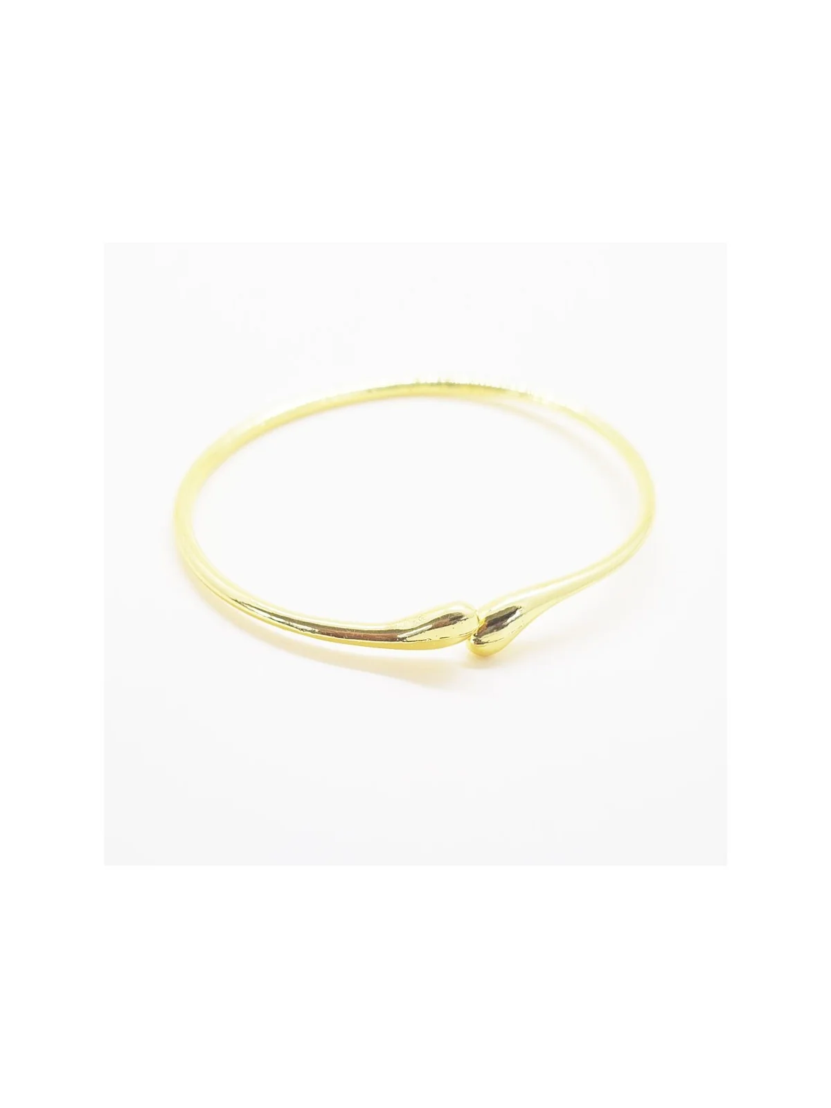 brazalete gota de agua dorado