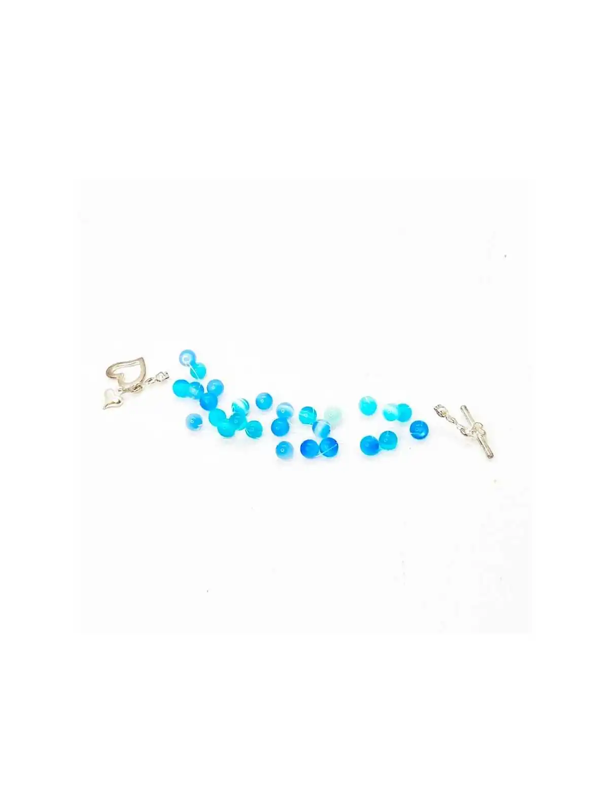 pulsera al aire con ojos de gato azules
