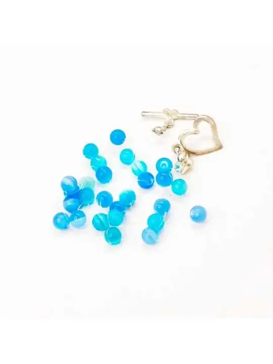 brazalete montado al aire con ojos de gato azul