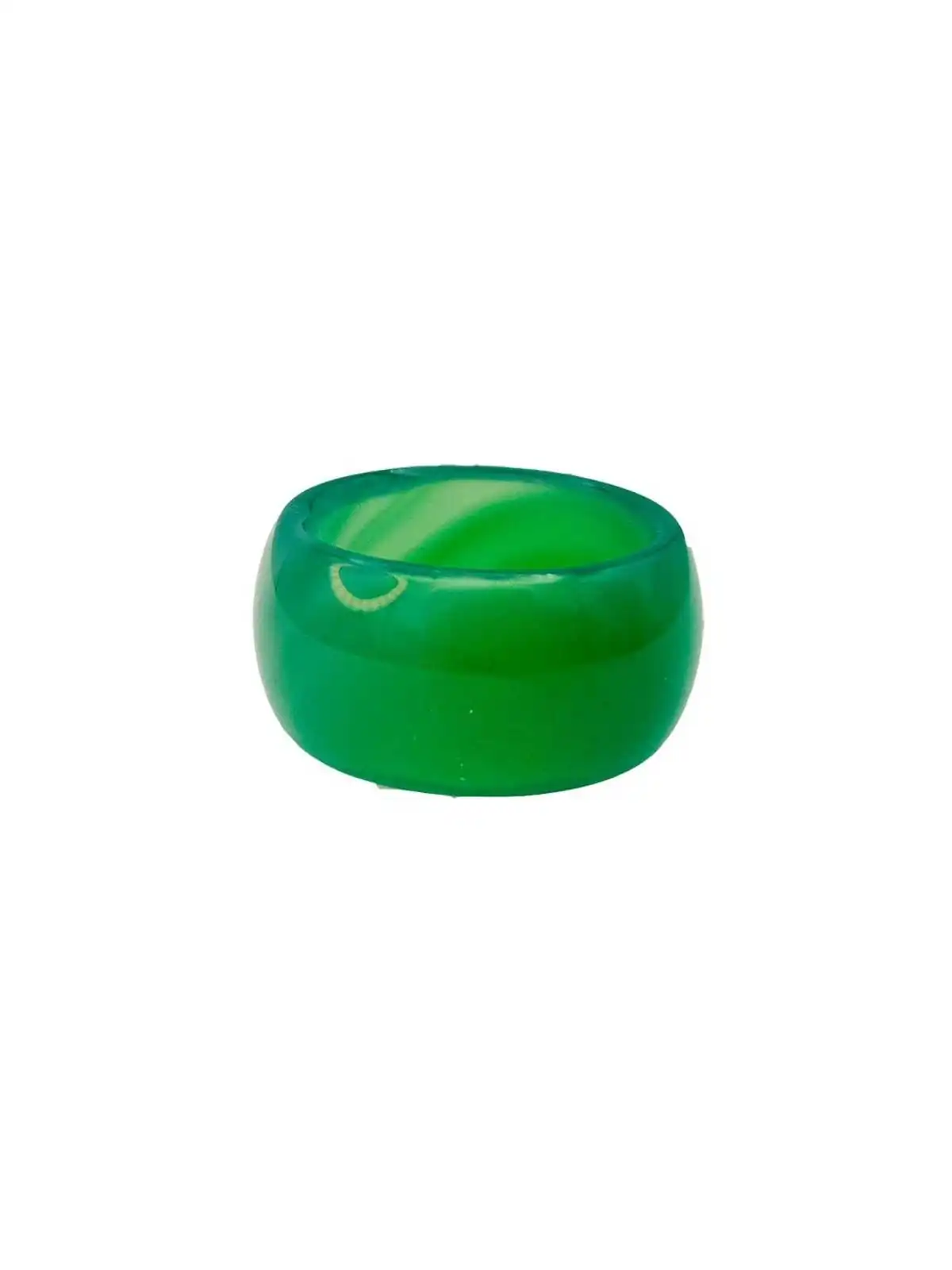 detalle anillo agata verde