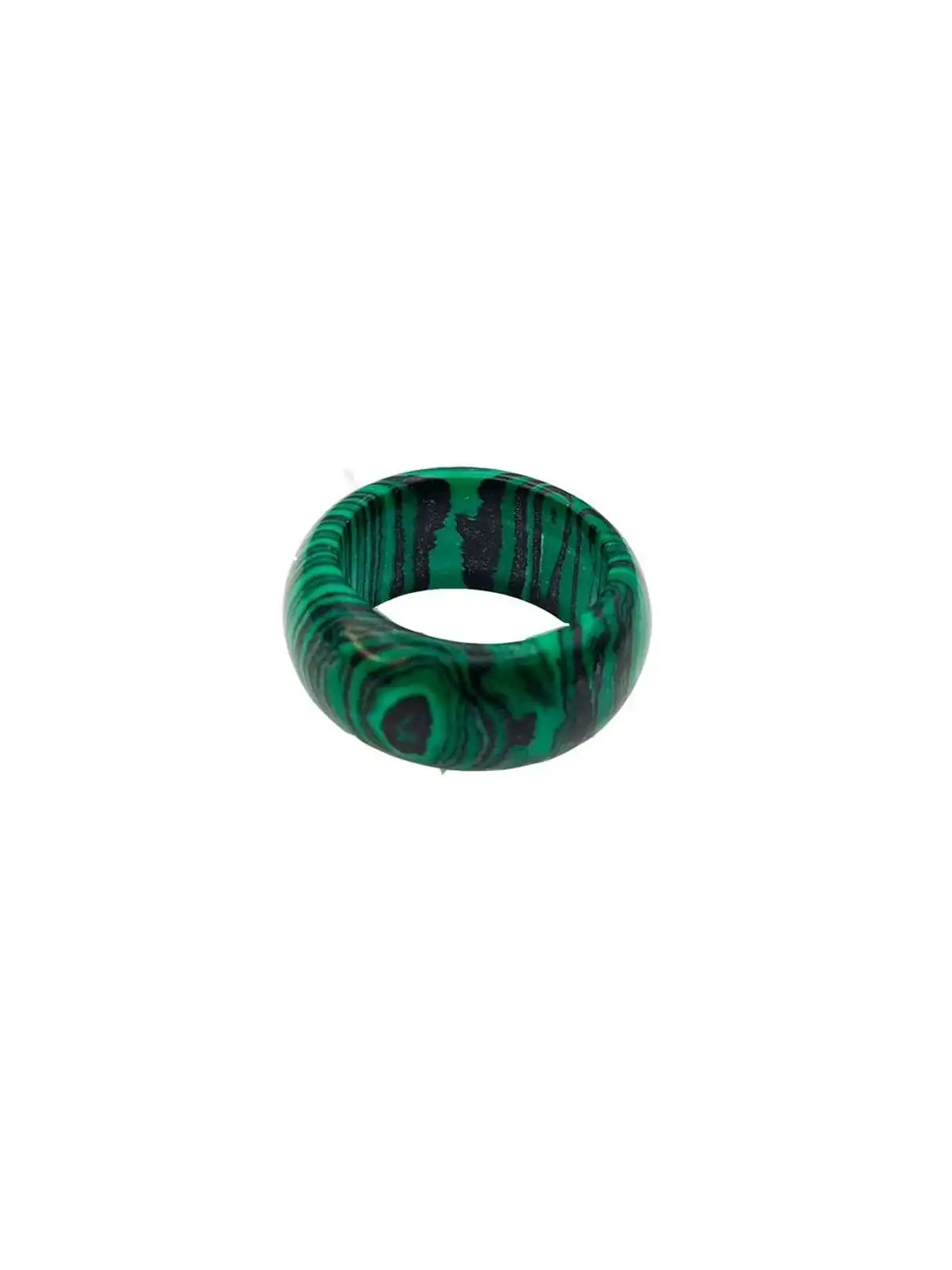 detalle anillo malaquita