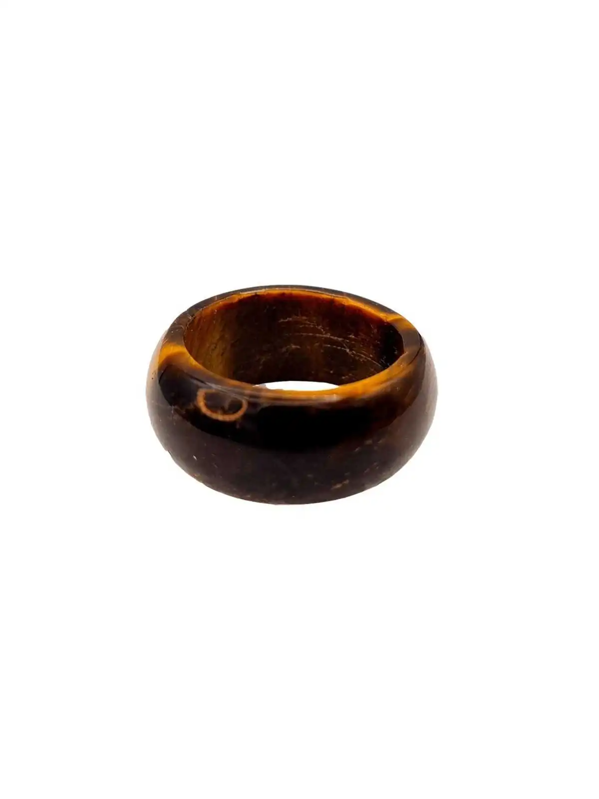 detalle anillo banda ojo de tigre