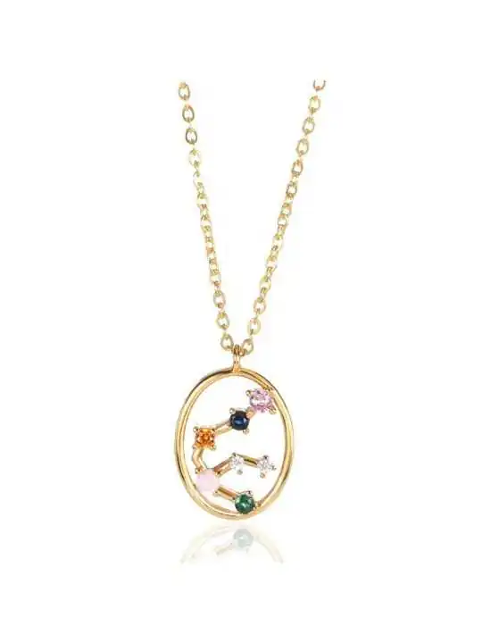 collar multicolor constelacion acuario