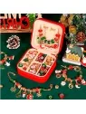 kit caja roja fabricacion de bisuteria de la navidad