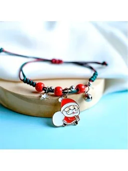 pulserita de cuero de la navidad