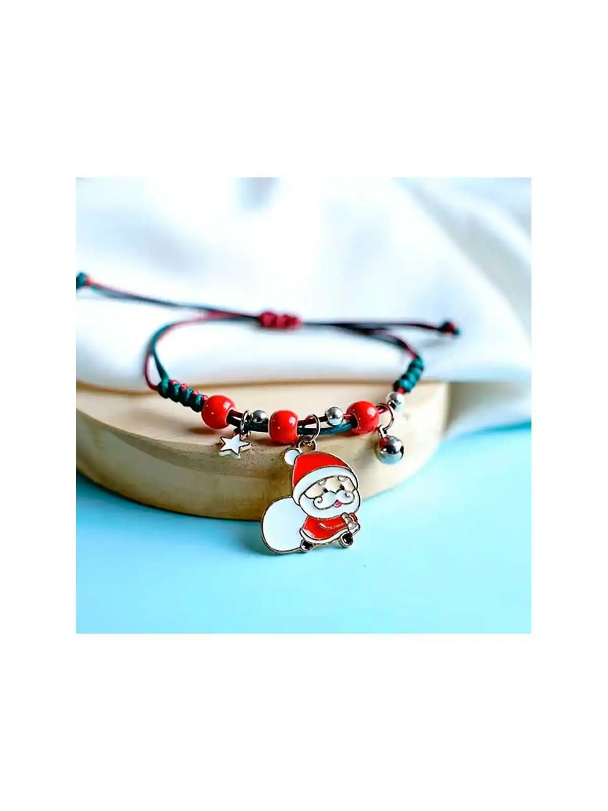 pulserita de cuero de la navidad