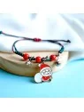 pulserita de cuero de la navidad