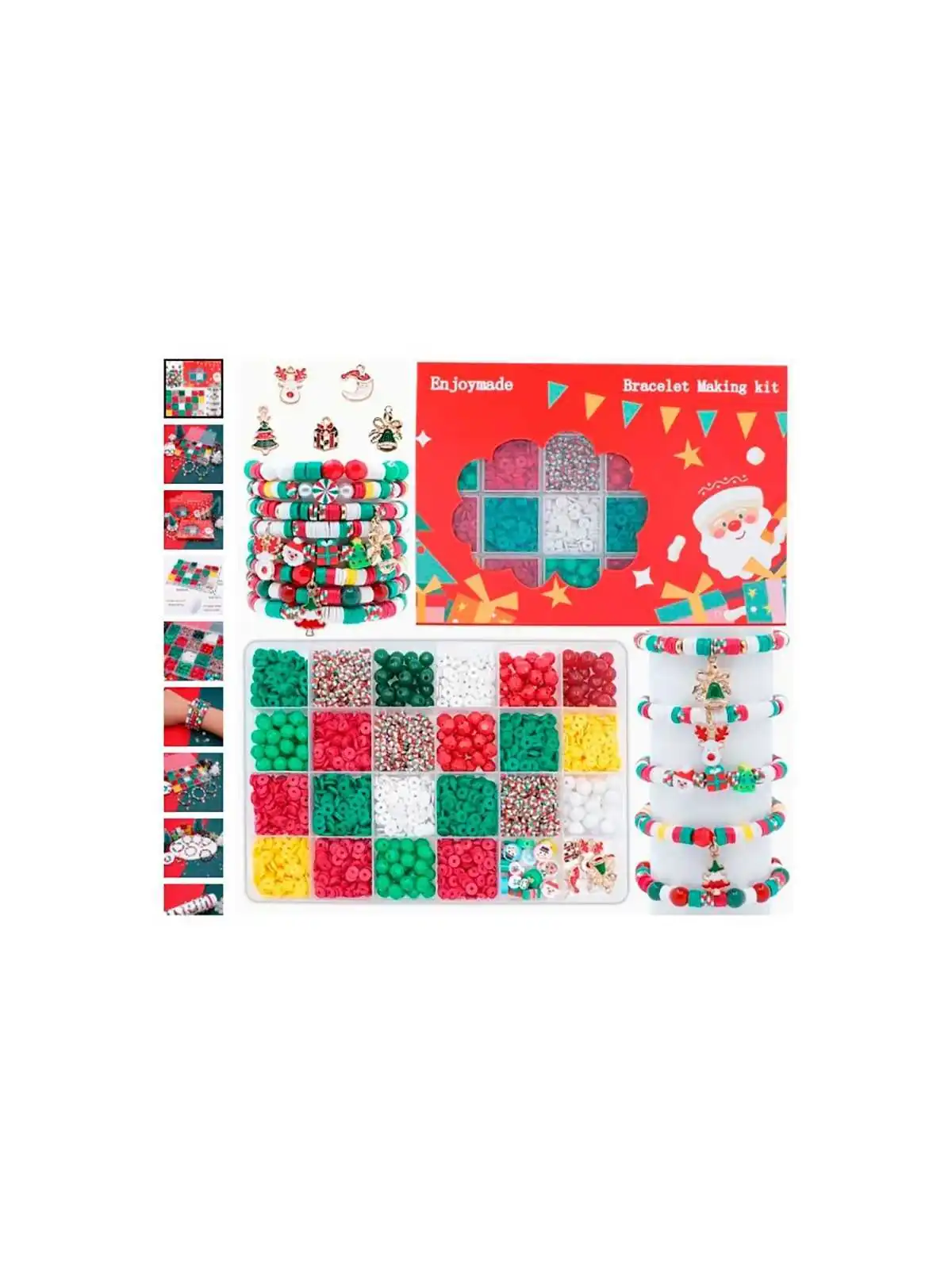 kit caja de bisuteria de la navidad