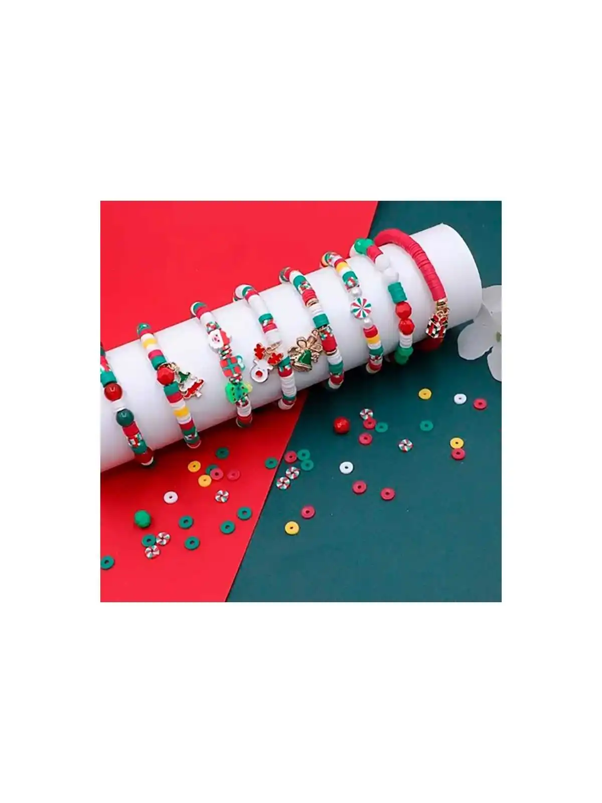 que puedes hacer con la caja de bisuteria de la navidad