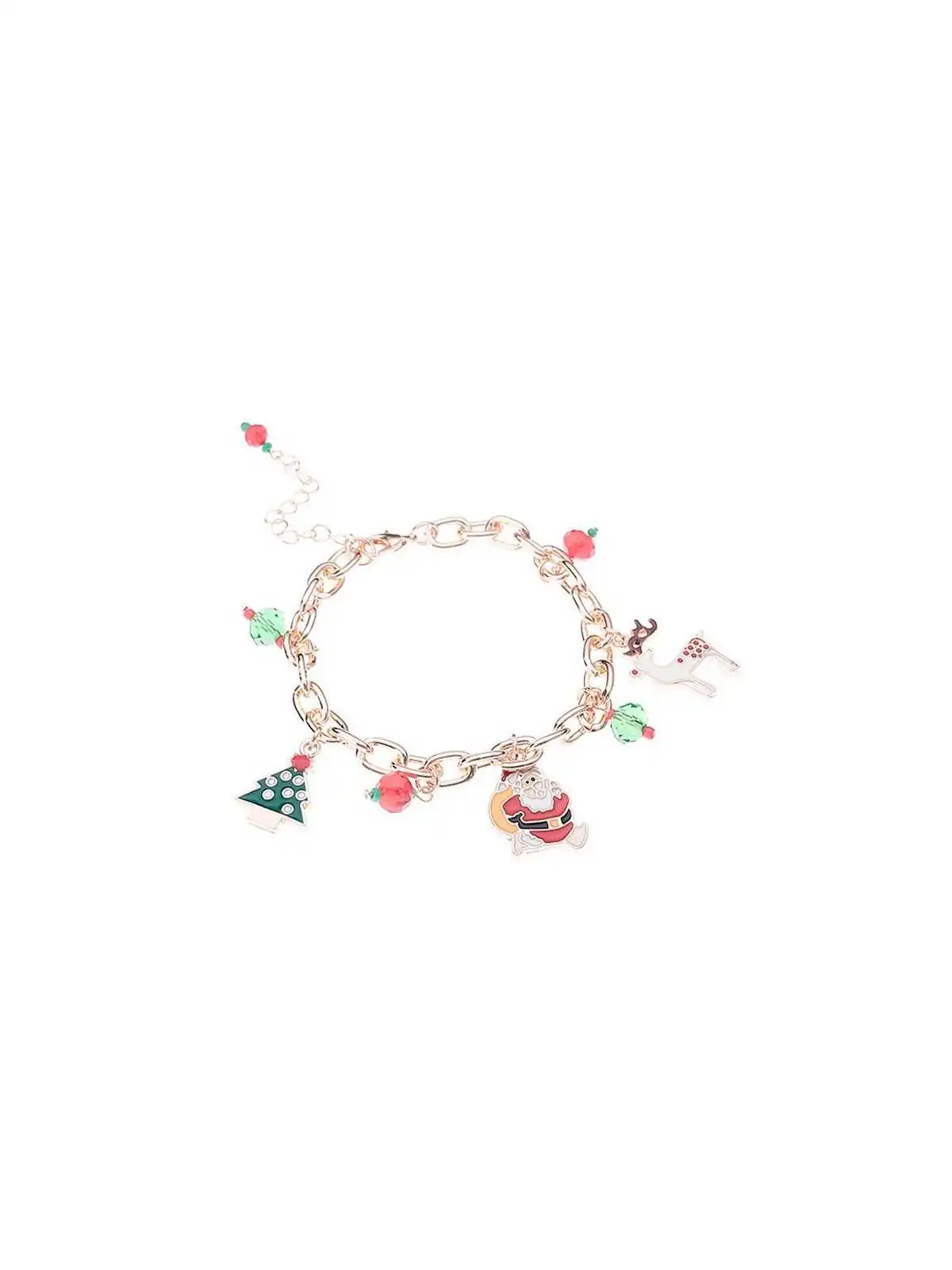 pulsera eslabones de la navidad