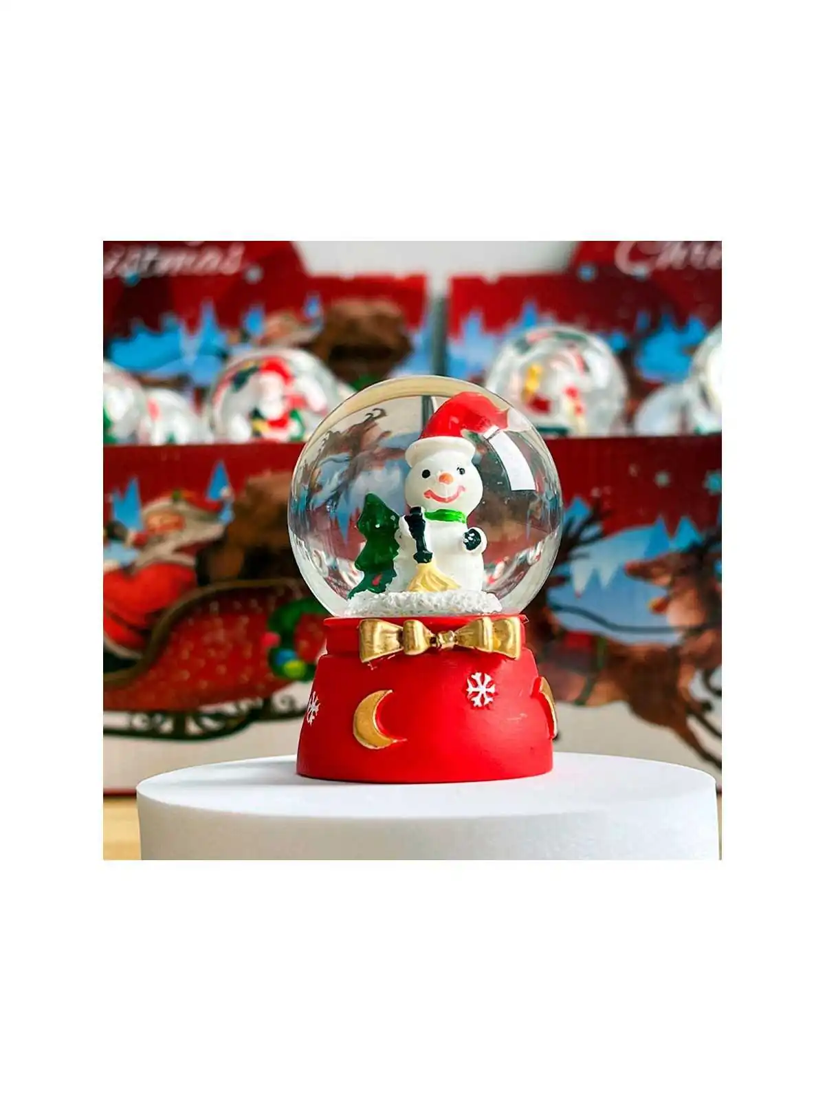 bola de nieve ilusion de navidad