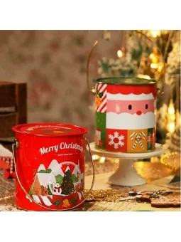 tarro de galletas de la navidad