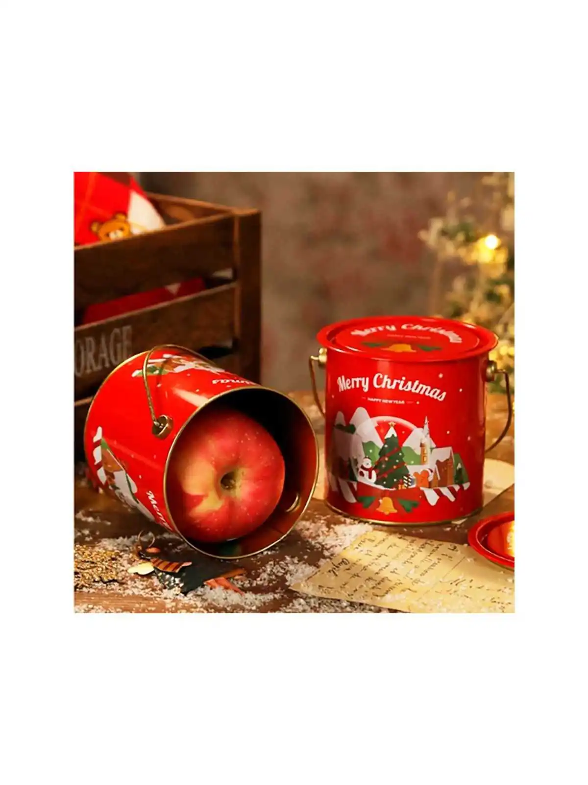 lata dulces de la navidad