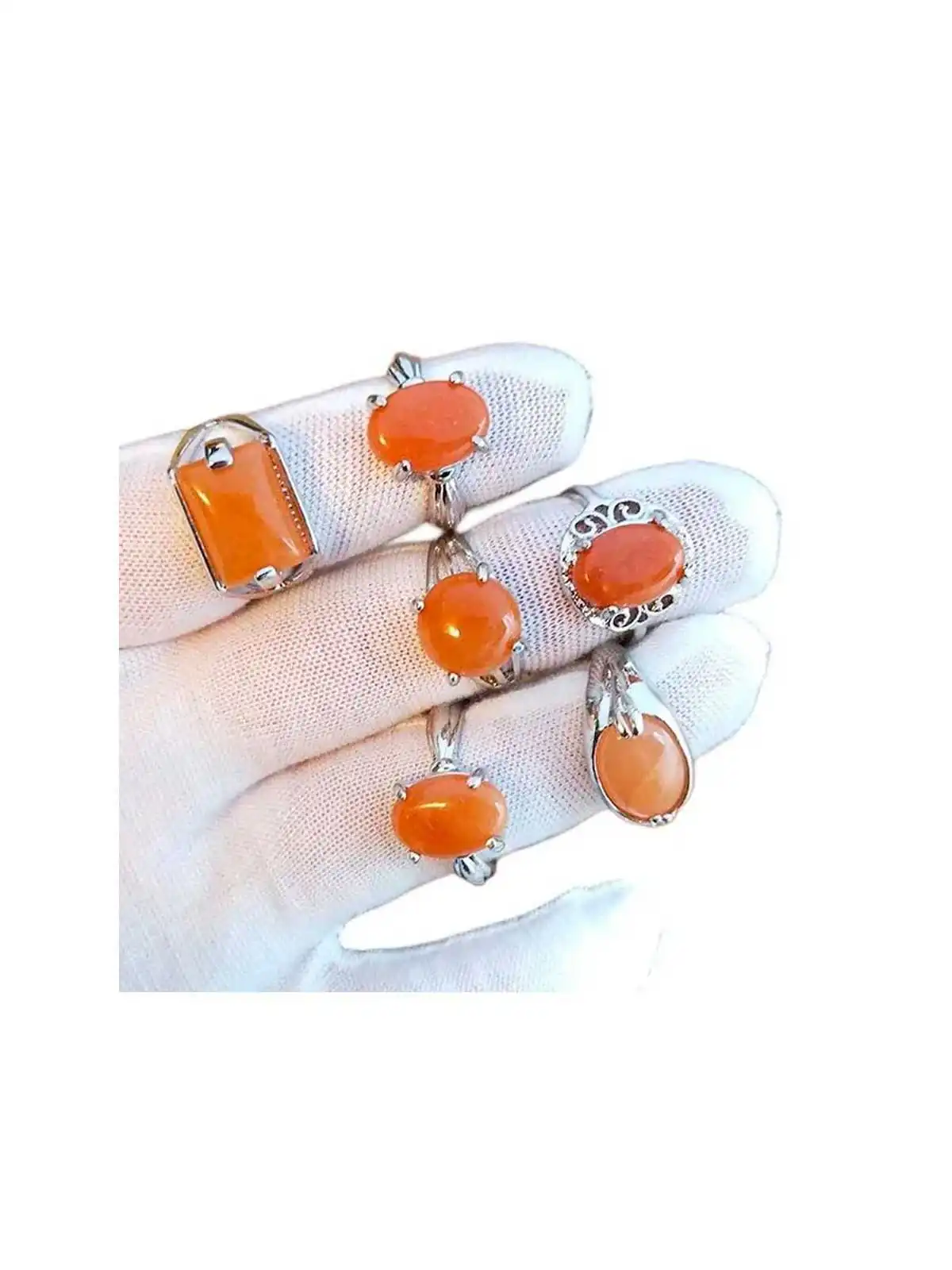 anillos de cuarzo rutilado