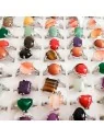 preciosos anillos de piedras semipreciosas