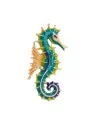 Broche esmalte caballito mar