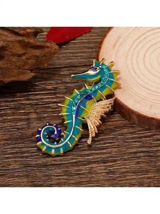 Broche caballito de mar