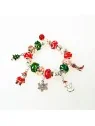 Pulsera de charms colores de la navidad