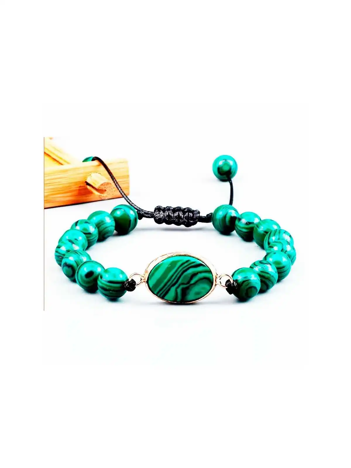 Comprar pulsera de malaquita natural Tauro