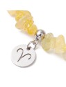 Brazalete Chips Citrinos de Aries
