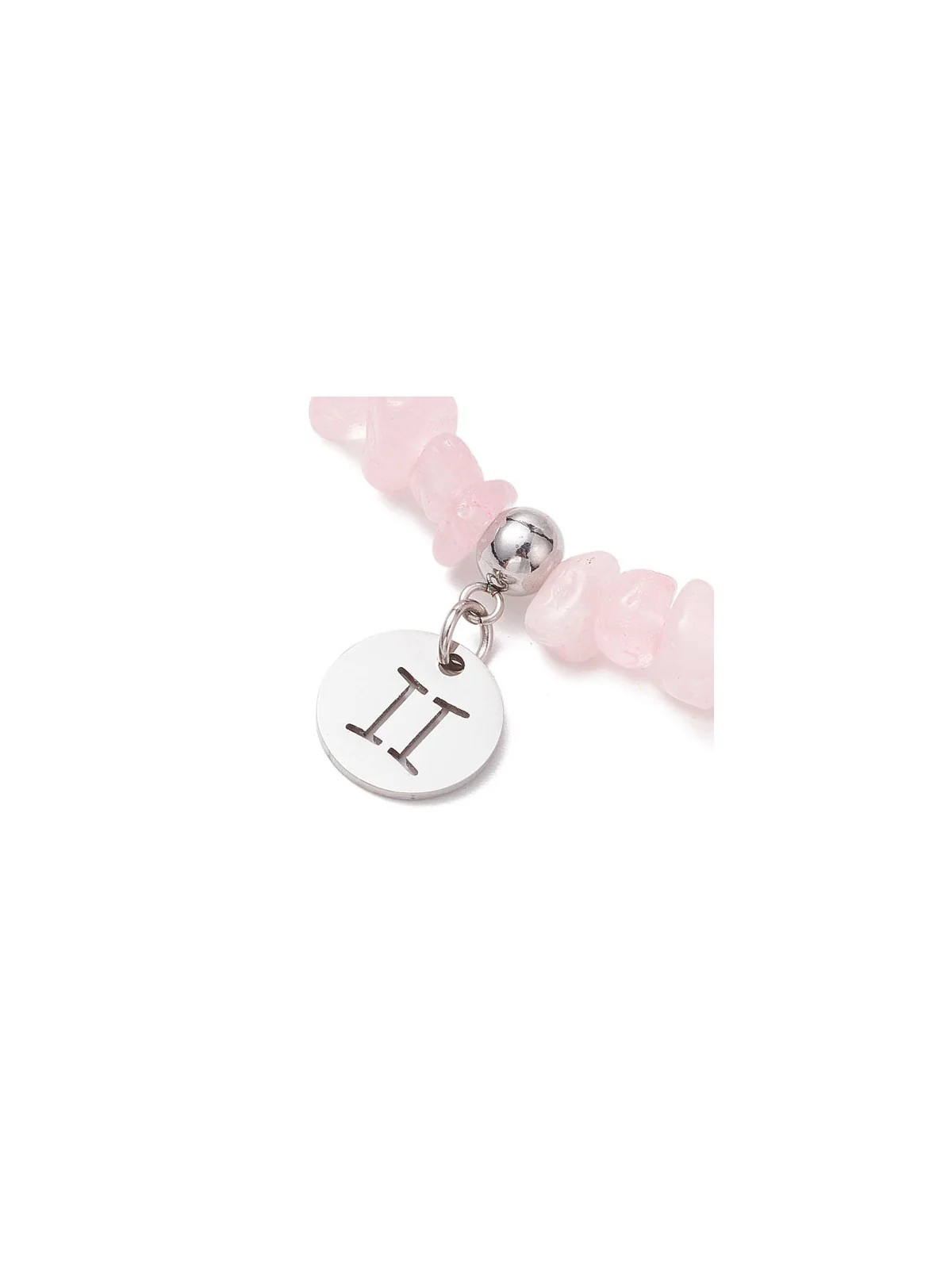 Brazalete Chips Cuarzo Rosa de Géminis