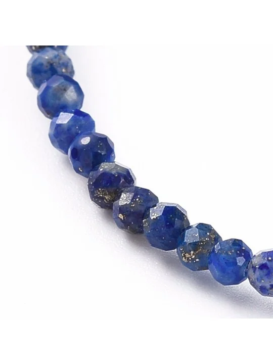 Pulsera anudada minimalista de cuentas semipreciosas