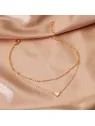 Tobilleras dobles con Corazón