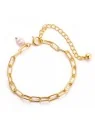 Pulseras de Eslabones Dorados