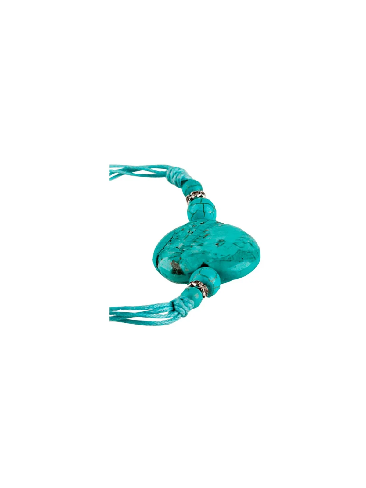 Pulsera de Turquesa Corazón
