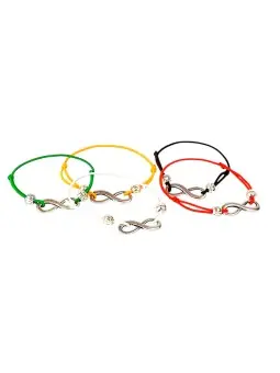 cinco colores pulsera nudo infinito